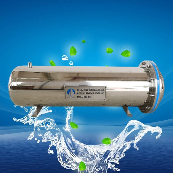 Gravity filter water treatment